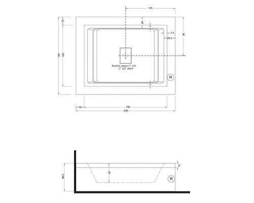 Treesse Fusion 230 Ванна 230x180xh67 см, с гидромассажем, cветодиодная хромотерапия, стабилизатор температуры воды, цвет: белый. V863D+STATA+CROLED Treesse Fusion 230 Ванна 230x180xh67 см, с гидромассажем, cветодиодная хромотерапия, стабилизатор температуры воды, цвет: белый. V863D+STATA+CROLED