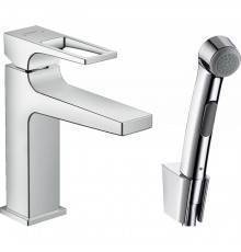 Hansgrohe Metropol Смеситель для биде, на 1 отв., с ручным душем, цвет: хром. 74522000