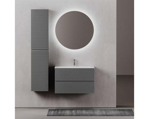 Мебель для ванной комнаты Sancos Folk 80 grey soft