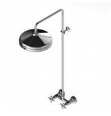 Stella Roma Душевой комплект 3283/301/314A-300: смеситель, штанга+ручной+верхний душ 220мм, цвет: хром. RM 02413 CR00