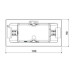 Jacuzzi Sharp Double Ванна 190x90x57см, гидромассажная, RainbowClean System, со смесителем, цвет: белый. SHA301E0400