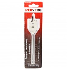 Сверло по дереву REDVERG перовое HCS 26 мм(600291)