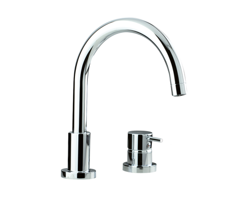 Cisal Less New Смеситель на борт ванны, на 2 отв., излив: 21см, цвет: хром. LN00125021 Cisal Less New Смеситель на борт ванны, на 2 отв., излив: 21см, цвет: хром. LN00125021