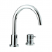 Cisal Less New Смеситель на борт ванны, на 2 отв., излив: 21см, цвет: хром. LN00125021