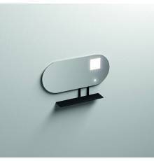 Kerasan Mirrors Зеркало 100х61cм, с черной матовой полкой, с LED подсветкой и сенс выкл.. 933031