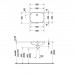 Duravit D-Code Раковина 56х40см., без отв., с переливом, цвет: белый. 0338560000