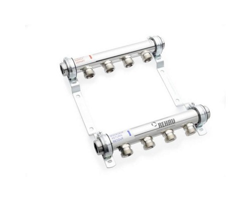 Коллекторная группа из нержавеющей стали Rehau HLV 1 на 3 контура, евроконус G3/4“ . 11102041001 Коллекторная группа из нержавеющей стали Rehau HLV 1 на 3 контура, евроконус G3/4“ . 11102041001
