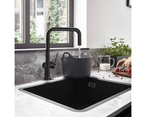 Hansgrohe Talis M54 Смеситель для кухни, 1 отв., цвет: черный матовый. 72806670 Hansgrohe Talis M54 Смеситель для кухни, 1 отв., цвет: черный матовый. 72806670