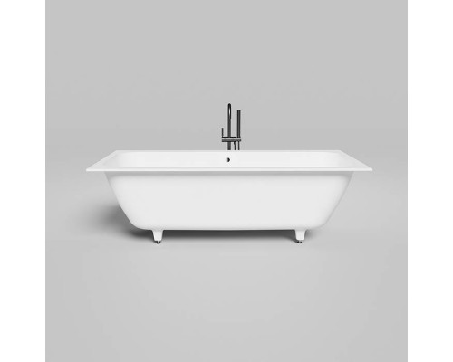 Salini Orlanda Axis Встраиваемая ванна на ножках 180х80х60cм., материал: S-Sense, цвет: белый матовый. 103212M,  23101H