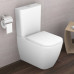 Duravit Happy D2 Унитаз напольный, 36,5х63 см, цвет белый/хром. 2134090000,  0934100005
