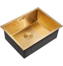 Мойка кухонная Milacio Steel Denia 58 MC.77458 золото