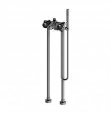 Stella Timeaster Напольный смеситель для ванны 3267/CL306 с ручным душем, круглая ручка d=65мм, цвет: хром. TL 02006 CR00N