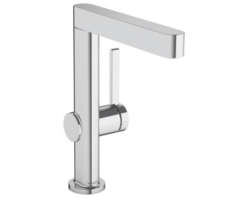 Hansgrohe Finoris Смеситель для раковины, на 1 отв., с поворотным изливом, с донным клапаном, цвет: хром. 76060000 Hansgrohe Finoris Смеситель для раковины, на 1 отв., с поворотным изливом, с донным клапаном, цвет: хром. 76060000