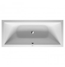 Duravit Vitrium Ванна встраиваемая 180x80cм, с ножками, с2 наклонами для спины, прямоугольная, цвет: белый. 700426000000000