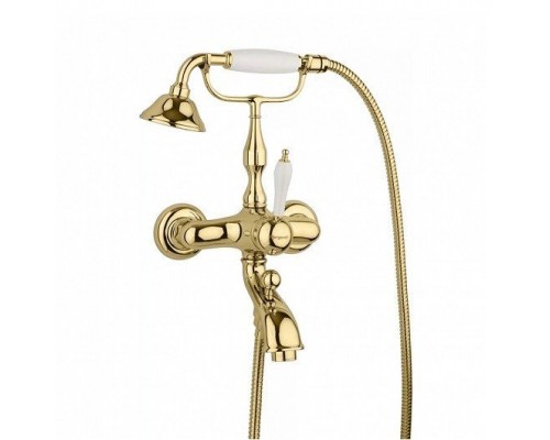 Margaroli Classica 1004 Смеситель для ванны с душ. набором Gold RU1004AA01GD