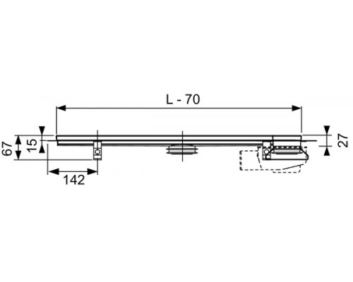 TECE Канал Комплект для установки углового дренажного канала, 1200х1200 мм. 611270,  660005,  660003,  650000,  611200