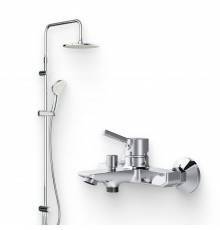 Душевой комплект Смеситель AM.PM X-Joy S F85B10000 + Стойка Gem F0790000