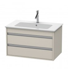 Duravit Ketho Тумба подвесная, 80x47.5х48см., с раковиной, с 2 выдв.ящиками, цвет: серо-коричневый. 2336830000,  KT642909191