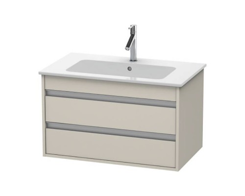 Duravit Ketho Тумба подвесная, 80x47.5х48см., с раковиной, с 2 выдв.ящиками, цвет: серо-коричневый. 2336830000, KT642909191 Duravit Ketho Тумба подвесная, 80x47.5х48см., с раковиной, с 2 выдв.ящиками, цвет: серо-коричневый. 2336830000, KT642909191