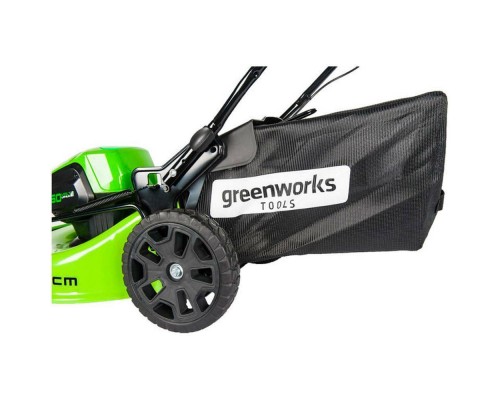 Газонокосилка аккумуляторная Greenworks 60V,46 см, б/щ (без АКБ и ЗУ) Газонокосилка аккумуляторная Greenworks 60V,46 см, б/щ (без АКБ и ЗУ)