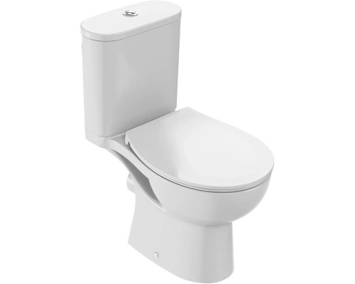 Напольный унитаз компакт Jacob Delafon Louise E28062RU-00 белый, с микролифтом