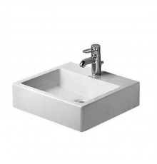 Duravit Vero Раковина накладная 50x47см, с 1 отв., без перелива, цвет: белый. 0454500027