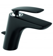 Kludi 52 023 8775 Balance Смеситель для раковины 100 мм, со сливным гарнитуром, Черный 520238775