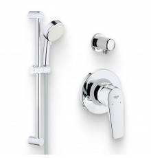 Душевой комплект Смеситель Grohe BauFlow 29046000 С ВНУТРЕННЕЙ ЧАСТЬЮ + Гарнитур Tempesta Cosmopolitan 27578002 + Подключение Relexa Plus Relexa plus 28671000