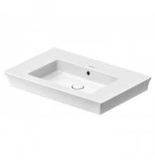 Duravit White Tulip Раковина накладная 75х49см, с переливом, без отв., WonderGliss, цвет: белый. 23637500601