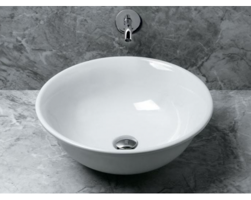 Azzurra Jubilaeum Раковина накладная круглая 48xH18 см, без отв., цвет: Bianco lucido. JULA04818000BI/(JUB45/APP bi)*0 Azzurra Jubilaeum Раковина накладная круглая 48xH18 см, без отв., цвет: Bianco lucido. JULA04818000BI/(JUB45/APP bi)*0