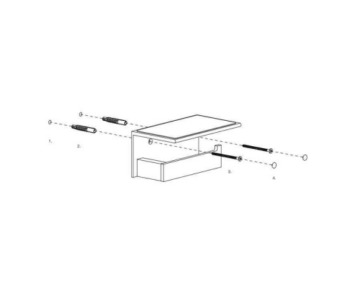 Decor Walther Contract Держатель для туалетной бумаги, подвесной, цвет: хром. 0654100 Decor Walther Contract Держатель для туалетной бумаги, подвесной, цвет: хром. 0654100