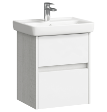 AQ CI0105DK Сити Тумба под умывальник подвесная, 2 ящика, дуб канадский, 500х590х380 мм CI0105DK