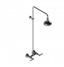 Stella Italica Leve Душевой комплект 3283/301/314A-140: смеситель, штанга+верхний душ 140мм, цвет: хром. IL 02411 CR00