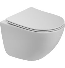 Унитаз подвесной BelBagno Amanda BB051CH-TOR-FC безободковый, крышка BB051SC с микролифтом