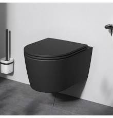C8F1700MBSC Унитаз подвесной FlashClean с сиденьем микролифт, матовый