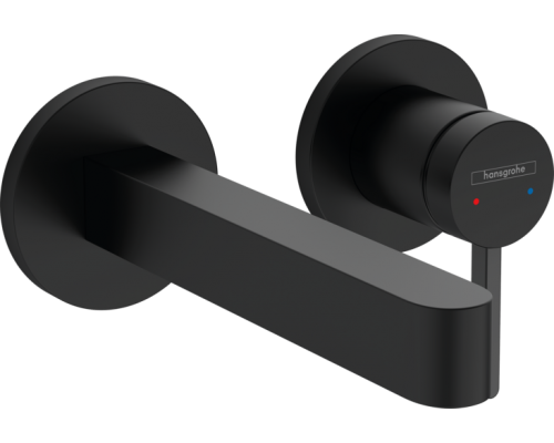 HG 76 051 670 Finoris Смеситель для раковины 165 мм, на 2 отв., настен., (внешняя монтажная часть) 76051670