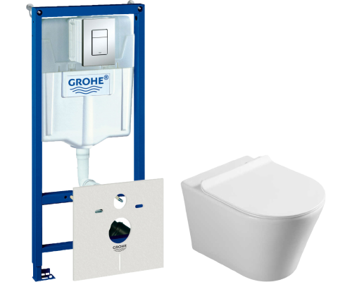 Комплект Унитаз подвесной Vincea Vito VT1-23 + Инсталляция Grohe Rapid SL 38772001 3 в 1 с кнопкой смыва + Шумоизоляция 37131000 Комплект Унитаз подвесной Vincea Vito VT1-23 + Инсталляция Grohe Rapid SL 38772001 3 в 1 с кнопкой смыва + Шумоизоляция 37131000