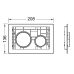 TECEloop modular Клавиши смывные, хром глянцевый. 9240666