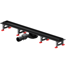 Душевой трап (лоток) AM.PM MasterFlow Tile 80 см, черный матовый