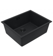 Alv 1150057 Gr Omni 30 Black G90 Мойка для кухни I/U, 1 чаша, 3½ 550x450x198 + сиф 1148151, шк 600 1150057