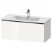 Duravit D-Neo Тумбочка подвесная 101х44x46.2см., раковина, 1 ящик, цвет: белый высокоглянцевый. 2336100000,  DE426302222