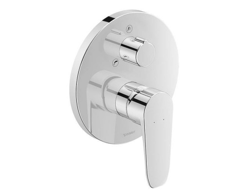 Duravit B.1 Смеситель для ванны, встраиваемый, с переключателем и перепускным клапаном, цвет: хром. GK0900000000,  B15210012010