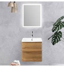 Мебель для ванной комнаты BelBagno Albano-Cer 60 подвесная, rovere rustico