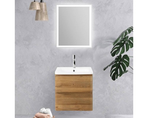 Мебель для ванной комнаты BelBagno Albano-Cer 60 подвесная, rovere rustico