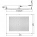 BOSSINI DREAM-RECTANGULAR Верхний душ 570 x 470 мм, цвет: хром. H38391.030