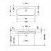 Duravit Happy D.2 Раковина 100х50.5 см, без отв., с переливом, цвет: белый. 2318100060