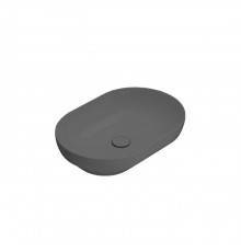 Globo T-Edge Раковина-чаша 60х41х14 см, без отв., на столешницу, цвет: Smoke. B6O61.SK*0