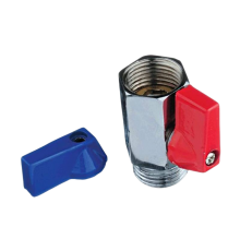 Шаровой кран TeRma R-мини 33800 1/2", вн-нар, ручка флажок