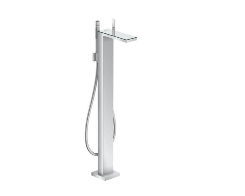 Axor MyEdition Смеситель для ванны, напольный, на 1 отв., излив 245мм., внешняя часть, цвет: хром/зеркальное стекло. 47440000