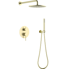 Душевой комплект Timo Saona SX-2369/17SM С ВНУТРЕННЕЙ ЧАСТЬЮ, золото матовое